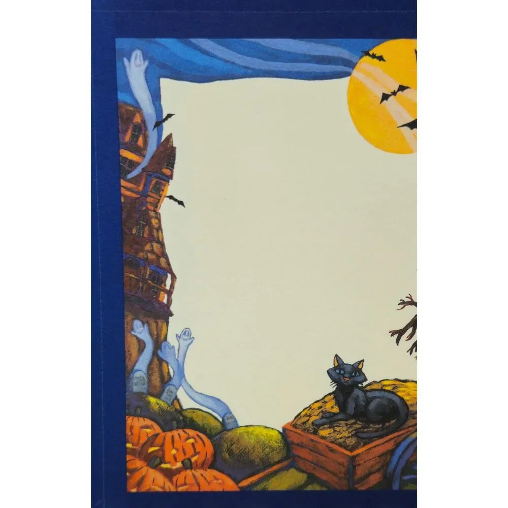 NOS Gibson Blank Halloween Party Announcement Cards 25 Sheets of 4 Each